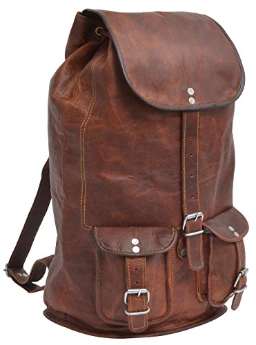 Gusti Leder nature  Louis  Rucksack Lederrucksack Umh  ngetasche Vintage Laptoptasche Ledertasche Schultertasche Uni Notebook Ledertasche Praktisch Ru