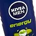 Nivea Men Energy Shower Gel, 250 ml - Pack of 6