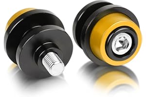 YIEBA M8 Curseurs de Bras Oscillant de Moto, Curseurs de Bobine de Bras Oscillant de Support Arrière pour CBR900RR CBR954RR 2002-2003 (Doré)