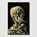 Produktbild BIG Box Art Vincent van Gogh Zigarette mit Totenkopf Poster Print, Mehrfarbig, Größe A1, 84,1 x 59,4 cm/33.1 x 23.4-inch