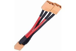 XT60-kontakter Parallellt batteripaket XT60 parallellt för 2 batterier för RC Lipo-batteri(1 female and 2 male)