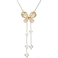 YouBella Fashion Jewellery Stylish Pendants for Girls with Long Chain Pendent Party Western Wear Necklace For Women & Girls