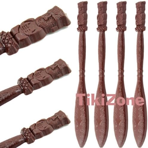 25 Hawaiian Tiki Swizzle / Stir Sticks