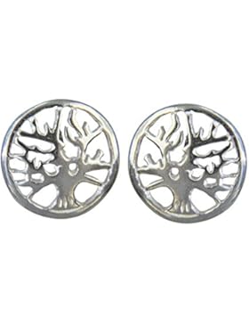 Janusch Ohrstecker Baum des Lebens 925 Sterling-Silber