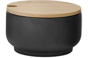 Stelton Theo - Zuccheriera, colore: nero, 9 x 9 x 5 cm