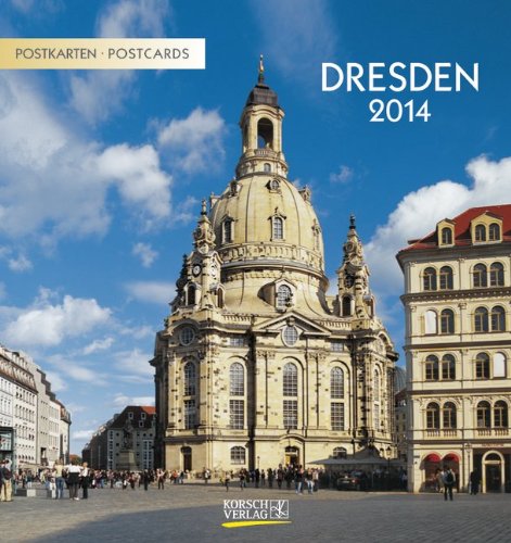 Dresden 2014. Postkartenkalender: aufstellbarer Postkartenkalender