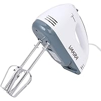 VKR Hand Mixer Beater Blender Electric Cream Maker for Cakes with Base 7 Speed Control and 2 Stainless Steel Beaters, 2…