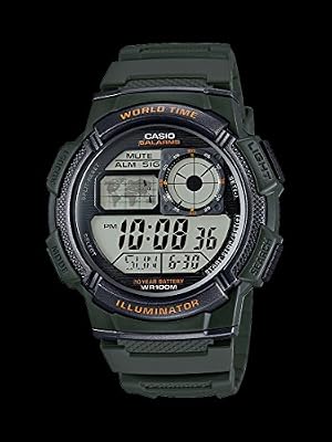 Casio Collection – Montre Homme Digital avec Bracelet en Résine – AE-1000W-3AVEF