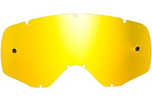 SeeCle Compatibile Per Ethen Zerosei SE-41V238-HZ lenti di ricambio per maschere oro specchiato compatibile per maschera Ethen Zerosei Uomo (Pacco da 1)
