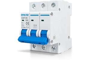 Innfeeltech 1 st 63 Amp 230V MCB trepolig rörskyddsbrytare typ B för din skenmontering