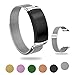 Produktbild Für Samsung Samsung Gear Fit2 / Gear Fit 2 PRO Armband, Tosenpo Zubehör Magnetverschluss Edelstahl Milanese Loop Metall Ersatz Armband für Samsung Gear Fit2 SM-R360 und Gear Fit 2 PRO