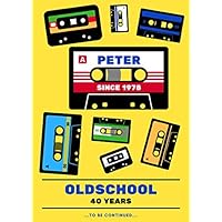 40. Geburtstag: Tolles Geschenk für Jahrgang 1978 |1988 | 1968 - Bild als Geburtstagsgeschenk zum 40, 50, oder 60 Jahre auf DinA4 | Motiv: Oldschool Tapes