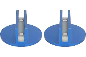 Omquot Universal Strong Magnetic Pinch Weld Jack Adapter för de Flesta 3-tum Pinch Weld Blå, 2 St för Mekaniskt Bilreparationsarbete