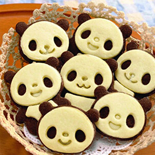 Niedliche Panda-Form Brot Plätzchen Ausstechform Sandwich Toast Maker Form für Party Haus Frühstück DIY 1 Set