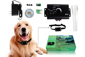 Cloture Electrique pour Animaux,InnovTec Système de Clôture Électronique avec Imperméable Collier Anti-Fugue et 300m de Fil Kit Rallonge Clôture Anti-Fugue pour Chien