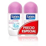 Género: Unisex Adulto Sanex Dermo Invisible Desodorante Roll-On - 50 ml (Pack de 2)