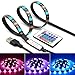 Produktbild LED Streifen Licht mit Batterie Wasserdicht 5050 RGB Farben LED TV Hintergrundbeleuchtung USB Fernseh Beleuchtung Lichterkette Streifen fuer TV PC Aquarium-2m