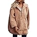 Produktbild MEIbax Damen warme künstliche Wollmantel mit Kapuze Reißverschluss Sweatshirt Winter Parka Oberbekleidung Loose Pullover Hoodie Mantel Outwear Coats