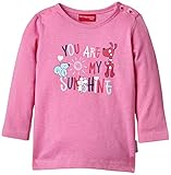 SALT AND PEPPER Baby Girls B Longsleeve Cute&Funny uni Plain Crew Neck Long Sleeve Long Sleeve Top