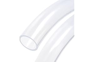 SOURCING MAP Sourcingmap, tubo flessibile in PVC, trasparente, 50 mm, ID 58 mm, diametro 1 m, flessibile, leggero per tubo dell'acqua, linea aerea