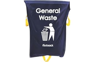 THE PRODUCTS STORE Blue Racksack Warehouse Recycling Sack 1000mm high x 920mm Wide - 160L - Recycling Waste Segregation Management - Warehouse Recycling Sack, Recycling Sack (Pack of 1 - General Waste)