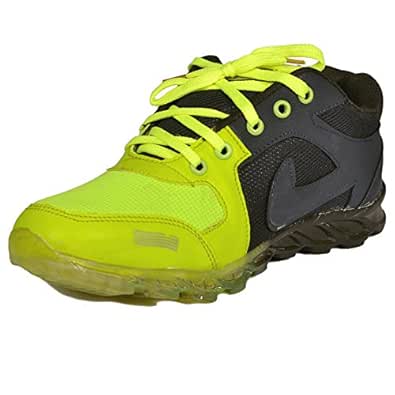 neon colour sports shoes