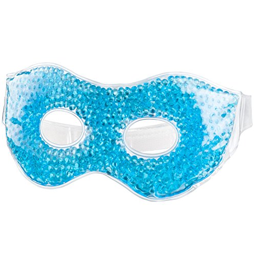 Feluna Gel-Augenmaske Entspannungsmaske Wellnessmaske für Kältetherapie Gelmaske Kühlmaske