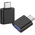 LacyMC USB C to USB A 3.0 Adapter [2 Pack], USB A 3.0 Female to USB-C Male for MacBook Pro,Galaxy,Type-C Phones and Tablets, Other USB Type-C Devices