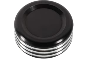 SINKEES Motorcycle Front Fork Top Yoke Cap Aluminum Steering Stem Nut Cover for R nineT R9T 2014-2020 for S1000R 2014-2020 for S1000RR 2010-2019 (Black)