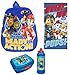Produktbild Familando Paw Patrol Plüsch Rucksack-Set 4-TLG. für Kindergarten / Krippe 0121991 Plus Strandtuch 70x140 cm; 100% Baumwolle und Dose /Flasche blau