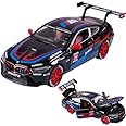 Alokik Enterprise 1:32 B-M-W M8 GTE Exclusive Alloy Metal Die-Cast Pull Back Car | Openable 4 Doors with Light and Music | Best Boys’ Gift Toy【Black】