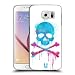 Produktbild Head Case Designs Pinsel Totenkopf Mit Gekreuzten Knochen Ruckseite Hülle für Samsung Galaxy S6