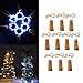 Produktbild XCSOURCE® 10Stk Kork-Form LED Flaschen Kette für Weinflasche Glasdekor Kupferdraht DIY Lichter LD977