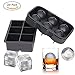 Produktbild Lucy Deer Kat Ice Ball Form (Set von 2) Sphere Ice Ball Maker mit Deckel &, quadratisch, groß, Formen, wiederverwendbar und BPA-frei, perfekt für Whiskey, Cocktail und jedes Getränk