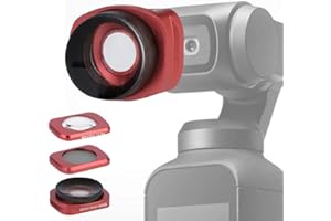 TOPIKY 3 szt. aparat CR szeroki kąt + 12,5X makro + zestaw filtrów obiektywu CPL do aparatu DJI OSMO POCKET Gimbal