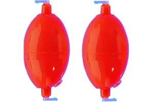 blntackle76 Set 2 Wasserkugeln rot, gelb, klar oval 8,15, & 30 Gramm, Blase wasserkugel Ei + gratis Petri Aufkleber