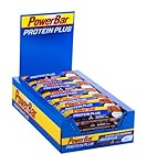 PowerBar Protein Plus Low Sugar, Chocolate-Brownie, 1 x 30 Stück (30 x 35g)