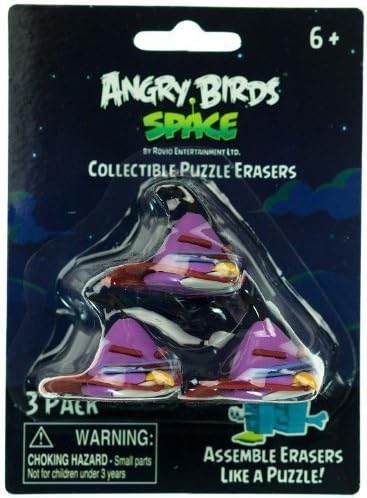 Lazer Birds: Angry Birds Space Collectible Puzzle Erasers Series