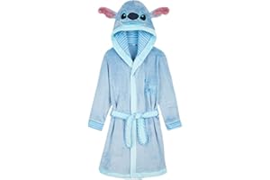 Disney Vestaglia Bambino - Vestaglia in Pile Morbido - Stitch Simba Topolino Minnie