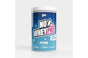 ‎ROCKA NUTRITION Rocka Nutrition NO WHEY PRO Vegan Protein | Pflanzliches Protein-Pulver mit 26 g Protein pro Portion, Aminosäuren & Vitamin B12 | 1 kg (Pure)
