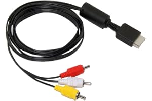 RETROGAME KABEL KOMPOZYTOWY WIDEO AUDIO RCA DO SONY PLAYSTATION PS 1 / PS2 / PS 3