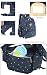 YuHan Baby Diaper Bag Travel Backpack Handbag Large Capacity Insulation Bag Fit Stroller Nappy Backpack (BlackDot)