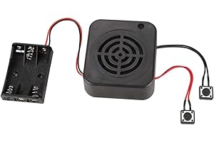 ASHATA Scatola di Registrazione vocale Fai-da-Te 3W, modulo Casella messaggi vocali 2/4 Minuti con Suono Chiaro per Bambole, Giocattoli di Registrazione, scatole , ECC(4 Minuti)