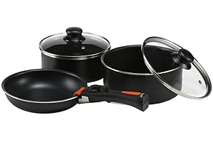 Vango Gourmet Non-Stick Cook Kit Pans and Frypan Cookware for Camping, Backpacking, Hiking, Fishing