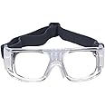 THE WHITE SHOP Sports Goggles Glasses Men Racquetball Basketball Football Eyewear Protective Glasses Shock Collision (Color : White)