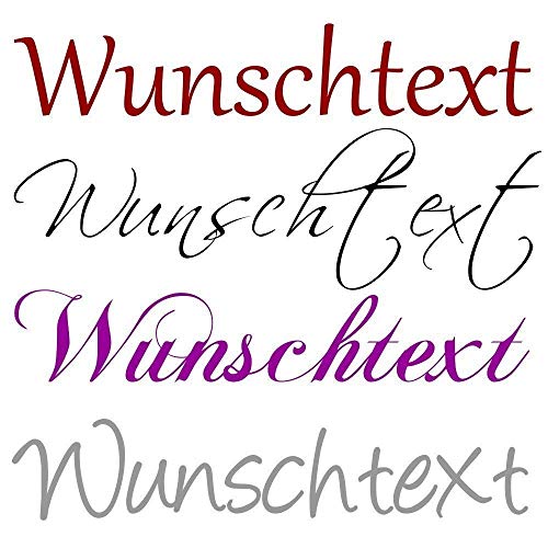 Wandtattoo selbst gestalten HM~Wunschtext Text nach Wunsch Farbauswahl Wanddekoration NEU+++Jetzt auch Pastellfarben+++