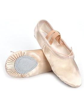 Estamico Mädchen und Frauen Classic Ballett flache Tanzschuhe