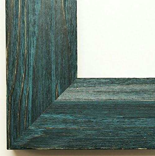 'OX Frankfurt Bavarian Fir Open Gezinkt Teal 6 – 20x20/20 x 20 cm – Features 4 different colours, Exchangeable frame with acrylic glass 3mm (Plexiglas), Green, 20 x 20 cm