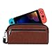 Produktbild Fintie Tasche für Nintendo Switch - Premium Kunstleder Tragetasche Schutzhülle Reisetasche für die Nintendo Switch Konsole & Accesoires, Braun