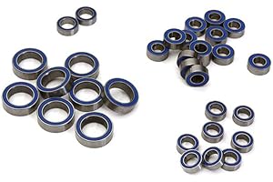 INTEGY RC Model Complete Rubber Seal Bearing Set (33) for Traxxas 1/16 E-Revo, Slash, Summit